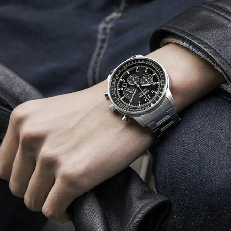 Citizen Eco-Drive Black Dial Men's Watch- CA4500-83E